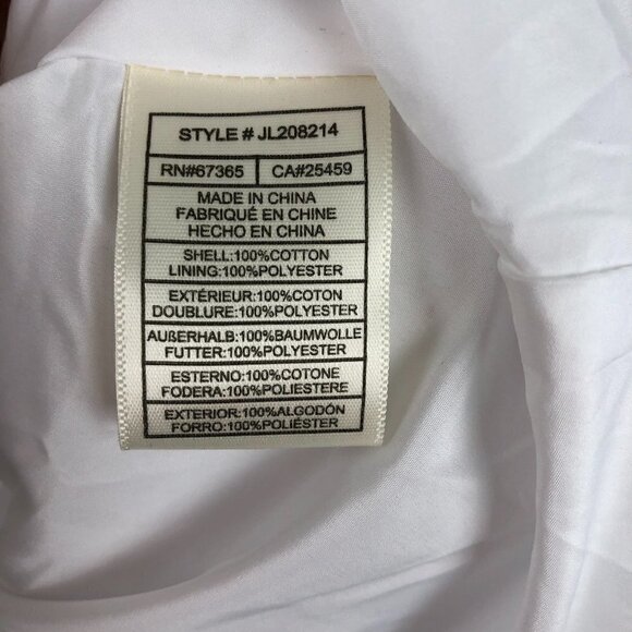 Betsey Johnson Snow White Speckled Lined Tiered X-Small Dress - Picture 10 of 10